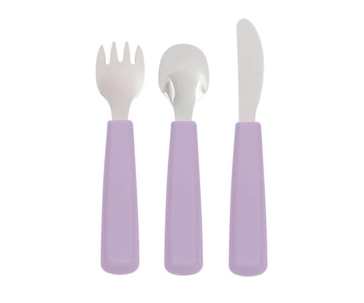Set 3 Cubiertos Feedie Lilac - Imagen 4