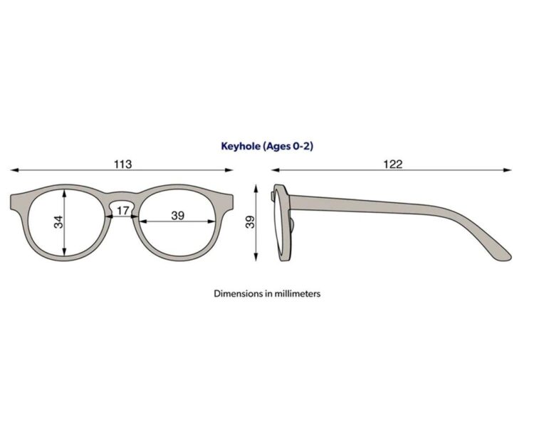 Gafas de Sol Flexibles ECO Keyhole (0-24meses) Soft Sand - Imagen 2
