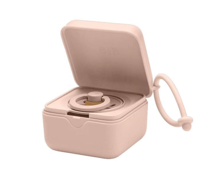 Portachupetes BIBS Liberty Eloise Blush - Imagen 2