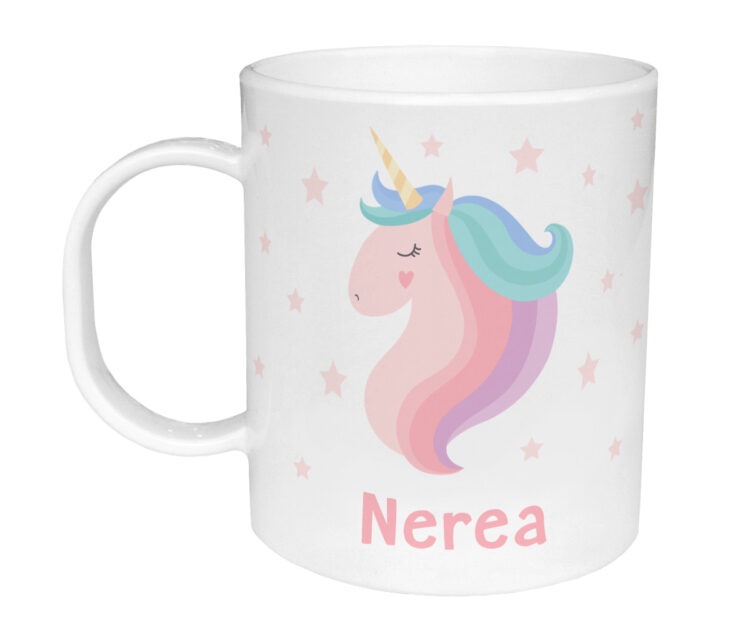 Taza de Plástico Personalizada Unicornio - Imagen 3