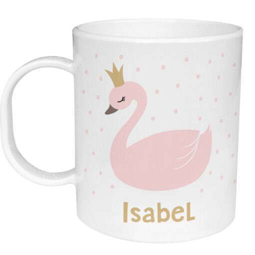 Taza de Plástico Personalizada Cisne