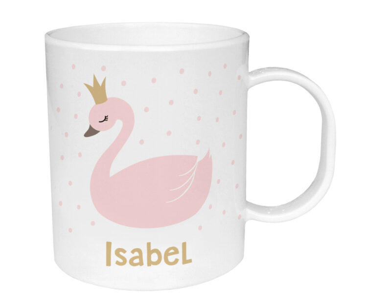 Taza de Plástico Personalizada Cisne - Imagen 3