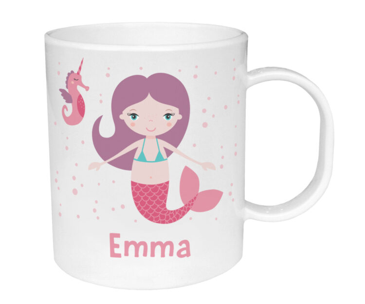 Taza de Plástico Personalizada Sirena - Imagen 2