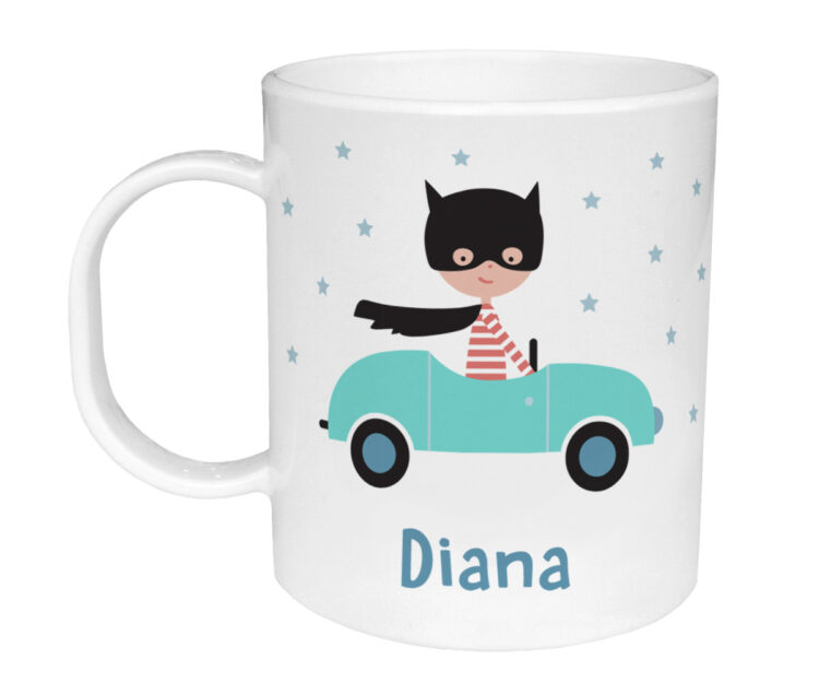 Taza de Plástico Personalizada Héroe Broom