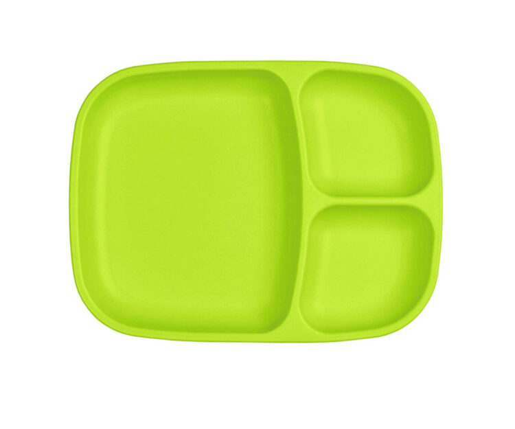 Plato Grande Compartimentos Replay Lime Green