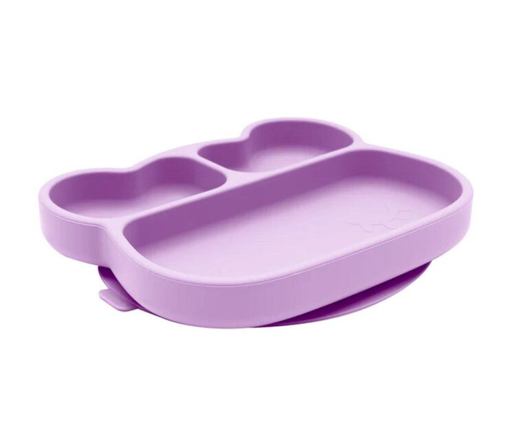 Plato con Ventosa Oso Lilac - Imagen 3