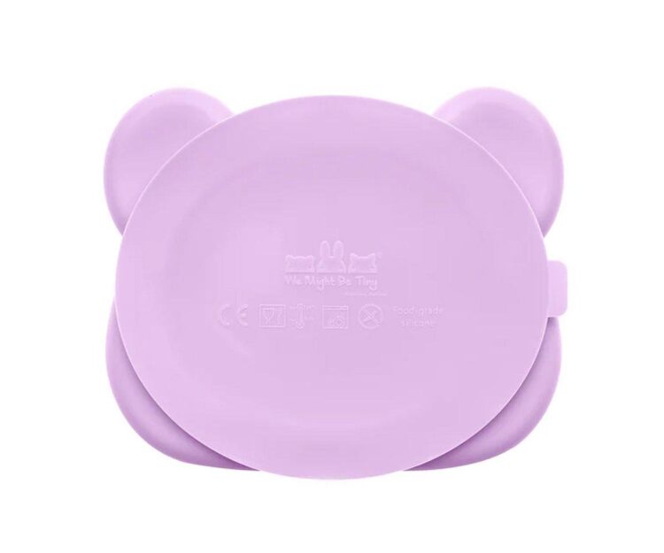 Plato con Ventosa Oso Lilac - Imagen 4