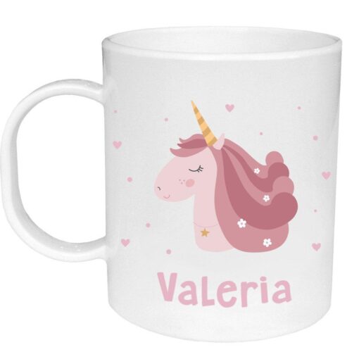 Taza de Plástico Personalizada Magical Unicorn