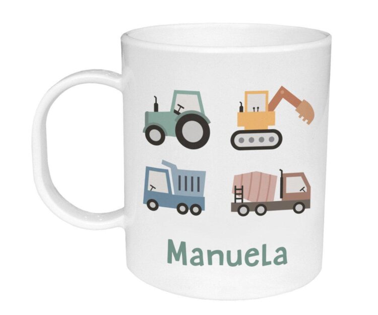 Taza de Plástico Personalizada Trucks