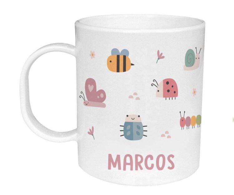 Taza de Plástico Personalizada Bugs