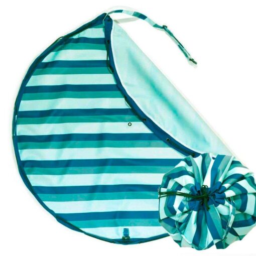 Saco Play & Go Impermeable OUTDOOR Azul Stripes Green