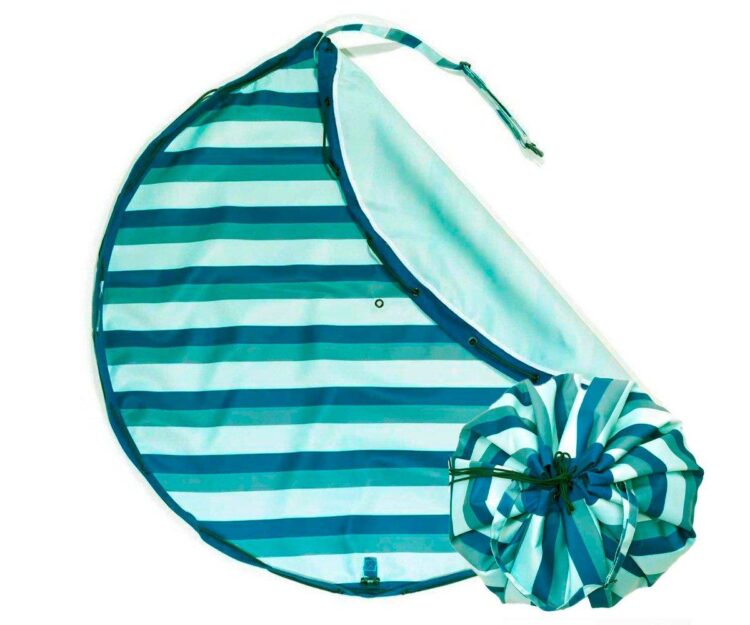 Saco Play & Go Impermeable OUTDOOR Azul Stripes Green