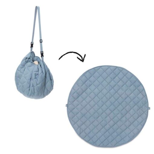 Saco Organic SOFT Reversible Play & Go Dusty Blue