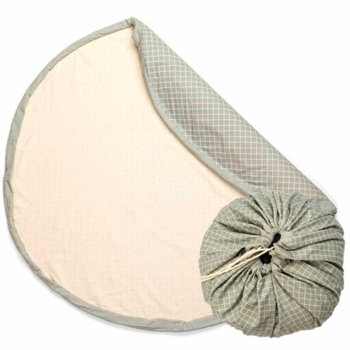 Saco Reversible Play & Go Classic Orgánico Cuadros Green