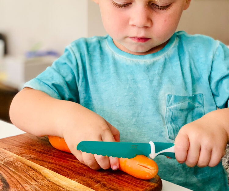 Cuchillo Autonomía Niños Verde - Imagen 2