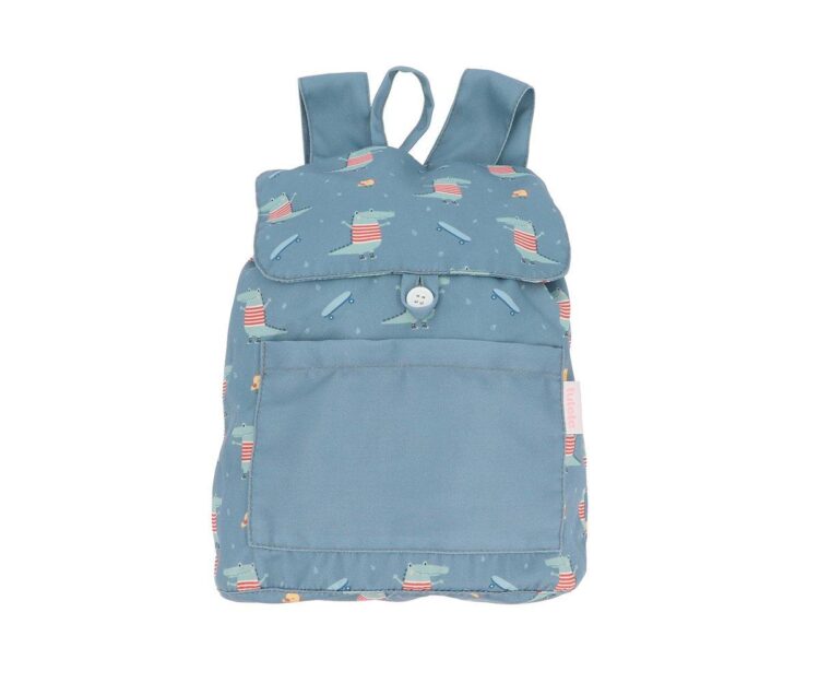 Mochila Pequeña Tela Croc Personalizable
