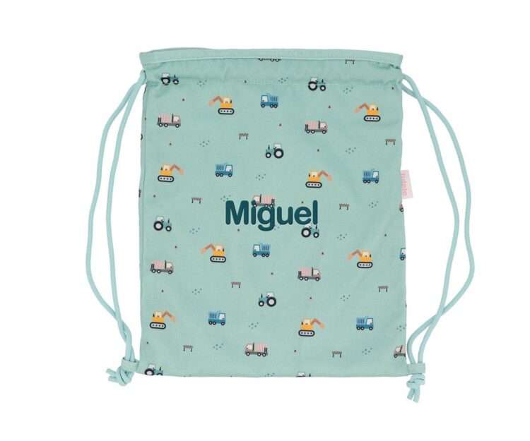 Mochila Saco Tela Trucks Personalizable - Imagen 3