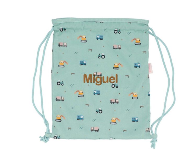 Mochila Saco Tela Trucks Personalizable - Imagen 4