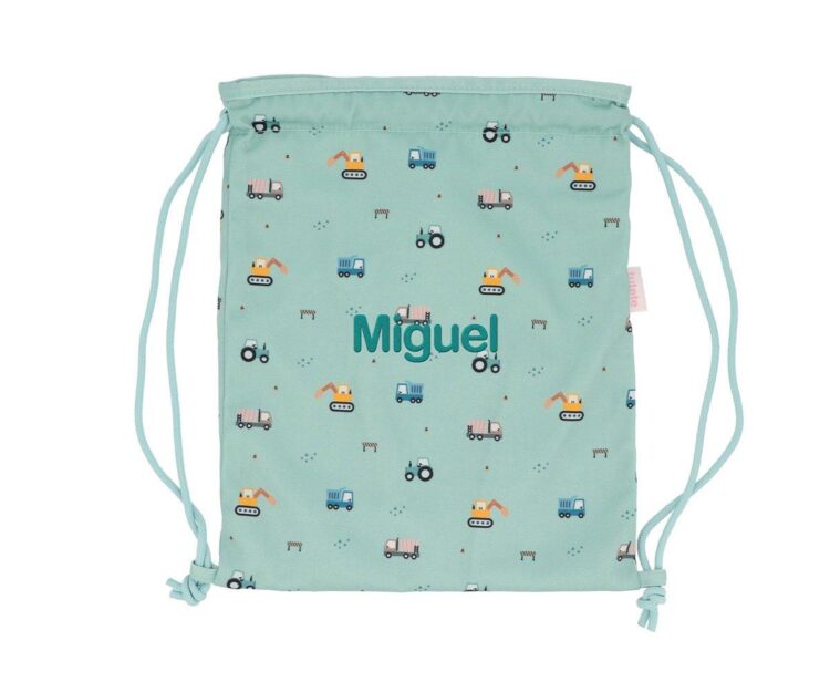 Mochila Saco Tela Trucks Personalizable - Imagen 5