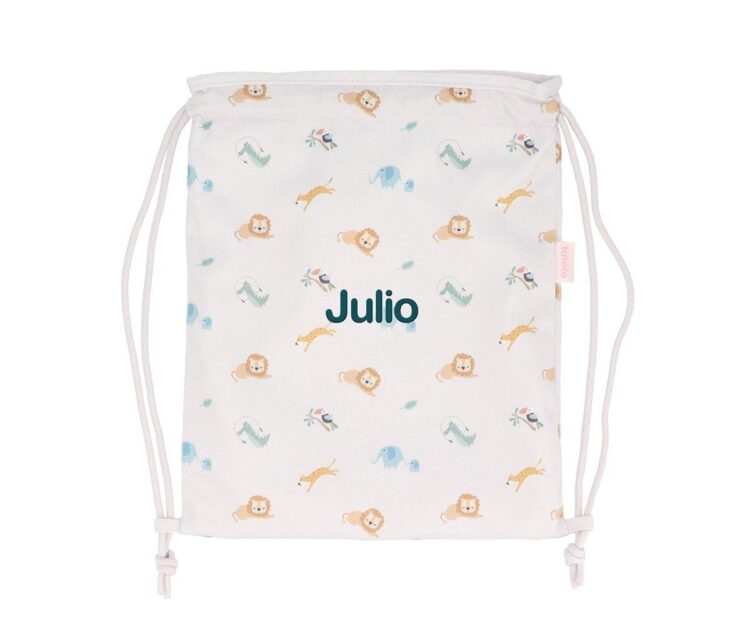 Mochila Saco Tela Savannah Personalizable - Imagen 4