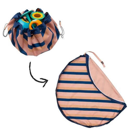 Saco Play & Go Impermeable Mokka Stripes