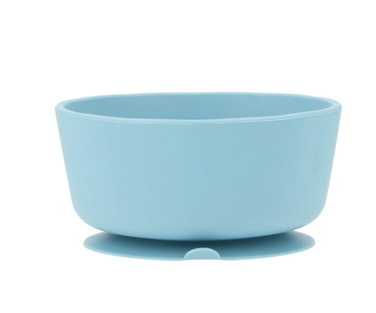 Bol Silicona + Cuchara Acero Sky Blue - Imagen 3