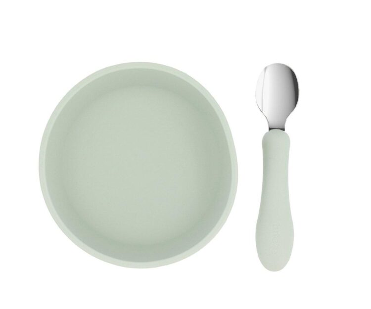 Bol Silicona + Cuchara Acero Sage - Imagen 6