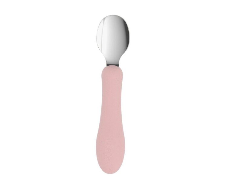 Bol Silicona + Cuchara Acero Light Pink - Imagen 5
