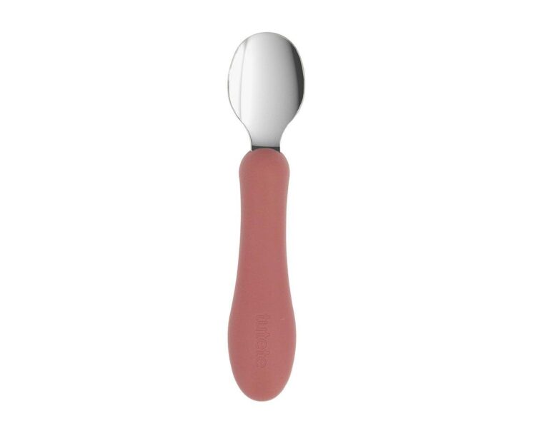 Bol Silicona + Cuchara Acero Brick Blush - Imagen 5
