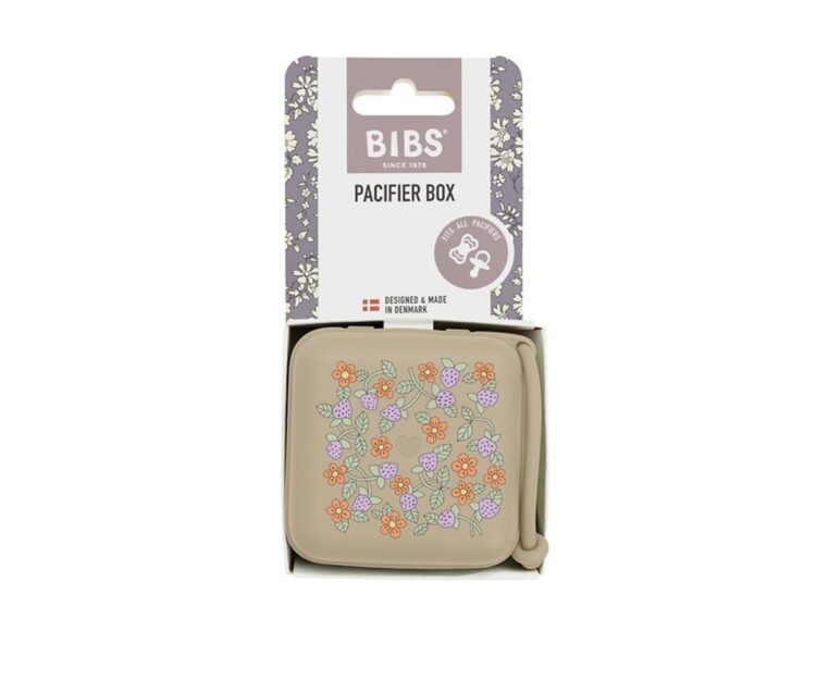 Portachupetes BIBS Liberty Strawberries and Cream Vanilla
