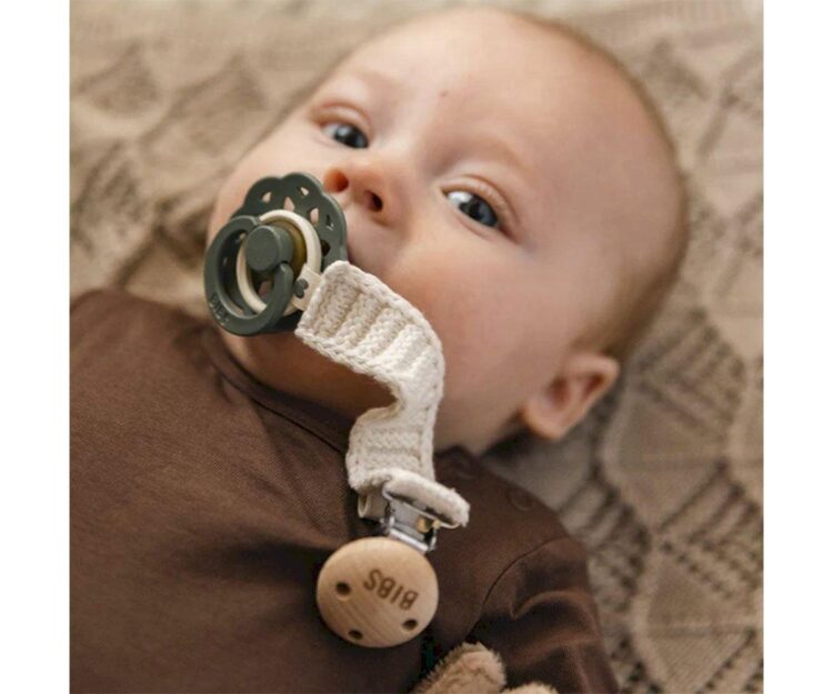 Chupetero BIBS Knitted Cloud - Imagen 2