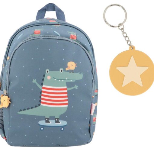 Mochila Mediana Croc + Llavero Personalizable