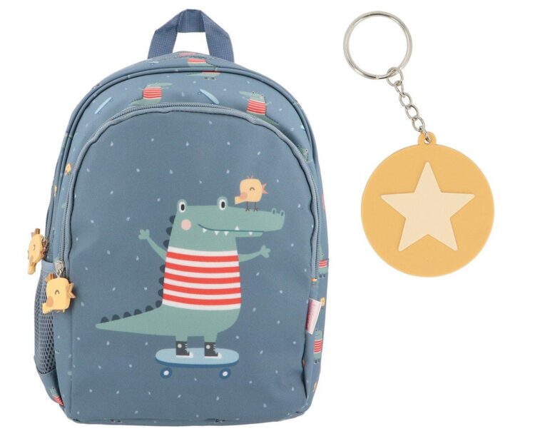 Mochila Mediana Croc + Llavero Personalizable