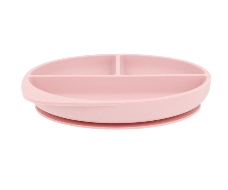 Plato Silicona con Ventosa Light Pink - Imagen 3