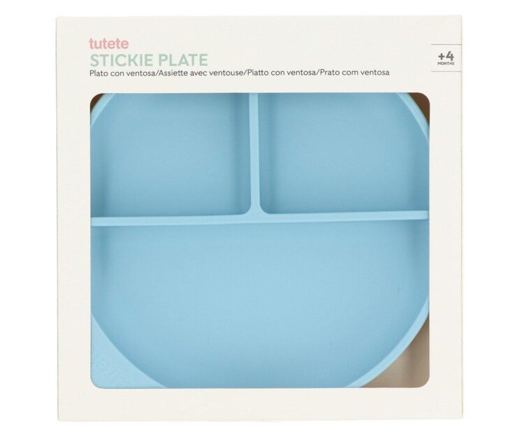 Plato Silicona con Ventosa Sky Blue - Imagen 2