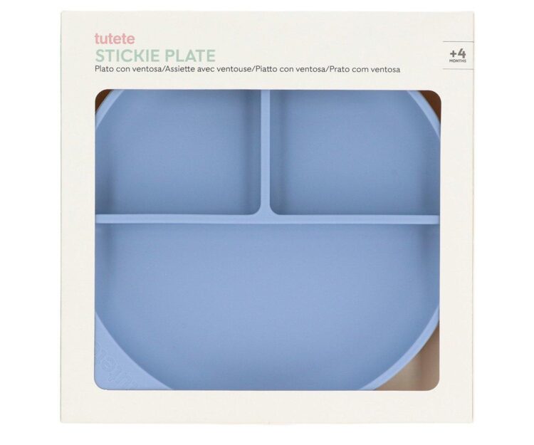 Plato Silicona con Ventosa Ocean Blue - Imagen 2