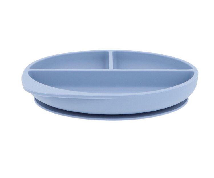 Plato Silicona con Ventosa Ocean Blue - Imagen 3