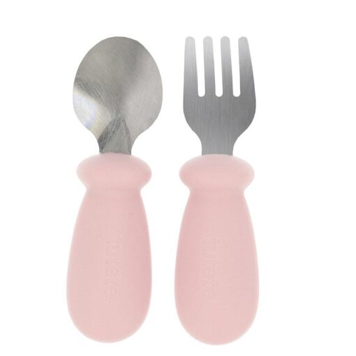 Cubiertos de Aprendizaje Light Pink
