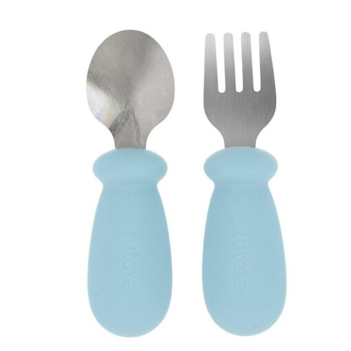 Cubiertos de Aprendizaje Sky Blue