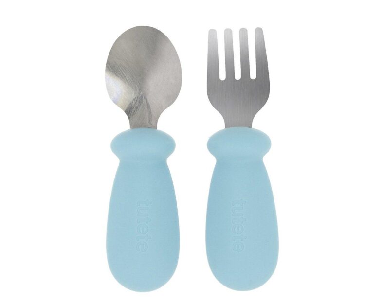 Cubiertos de Aprendizaje Sky Blue