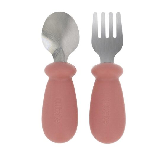 Cubiertos de Aprendizaje Brick Blush