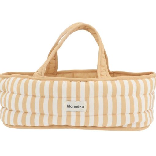 Capazo Muñecas Stripes Caramel