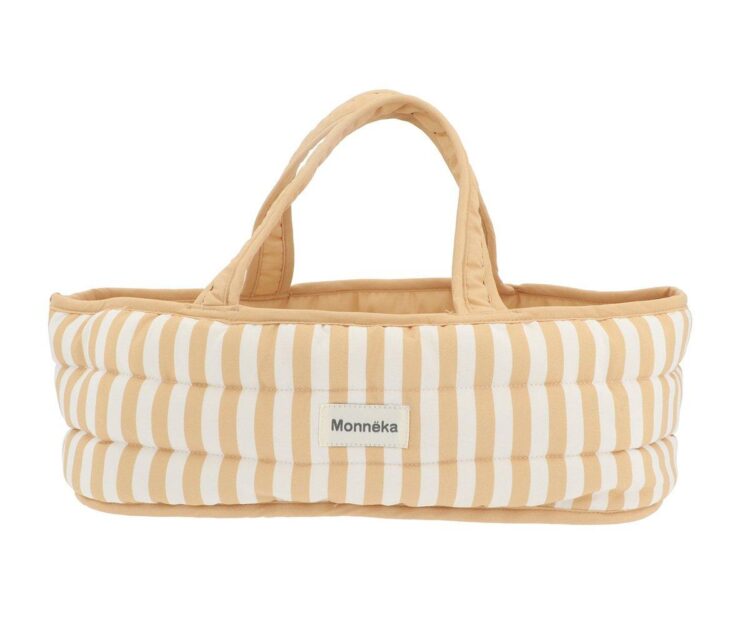 Capazo Muñecas Stripes Caramel