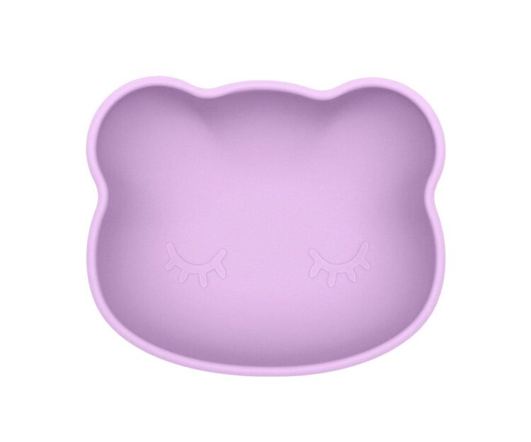 Bol con Ventosa y Tapa Oso Lilac - Imagen 4