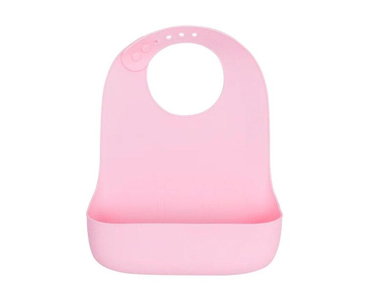2 Babero Catchie 2.0 Silicona Dusty & Powder Pink - Imagen 4