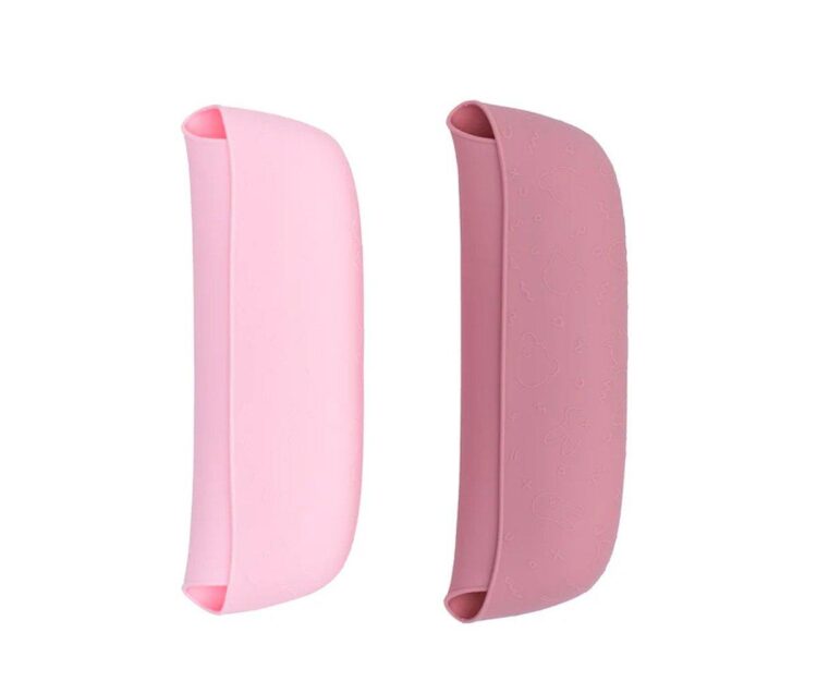 2 Babero Catchie 2.0 Silicona Dusty & Powder Pink - Imagen 5