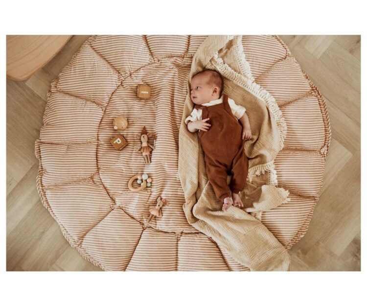 Saco Play & Go Bloom Orgánico Stripes Brown - Imagen 3