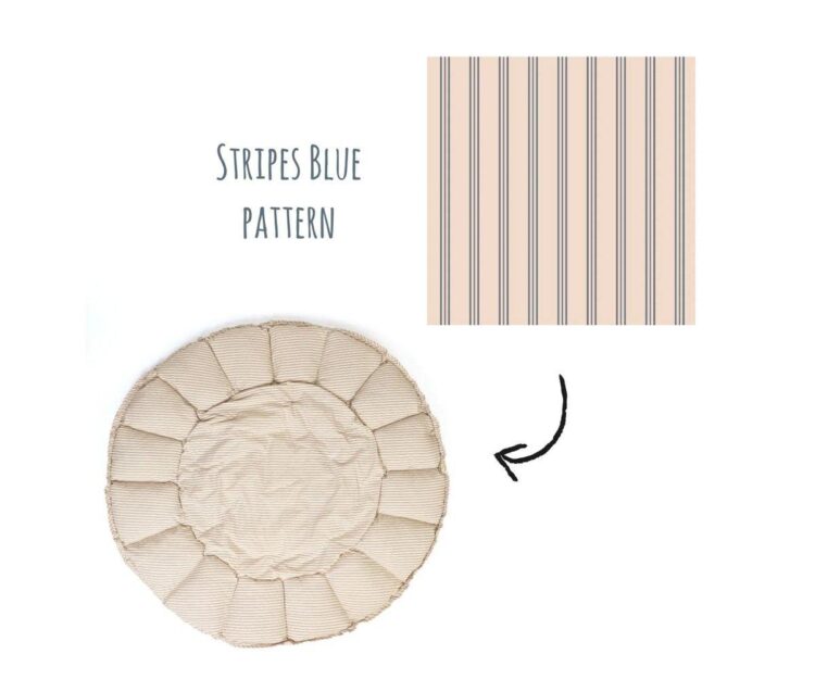 Saco Play & Go Bloom Orgánico Stripes Blue - Imagen 3