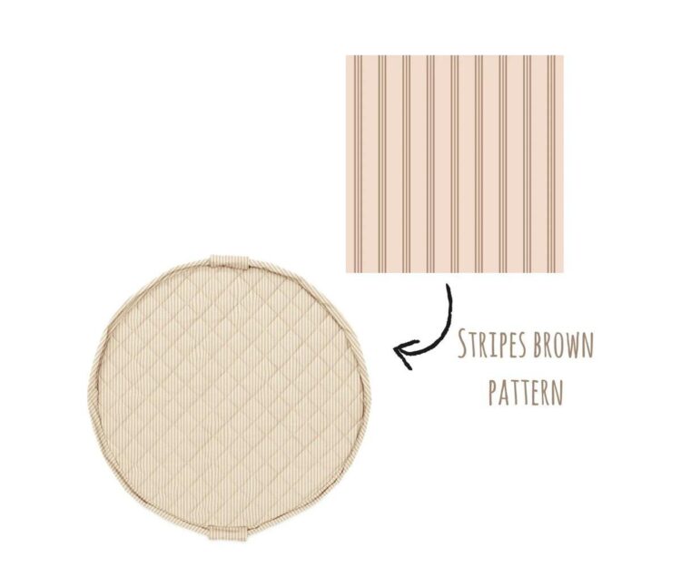 Saco Organic SOFT Reversible Play & Go Stripes Brown - Imagen 3