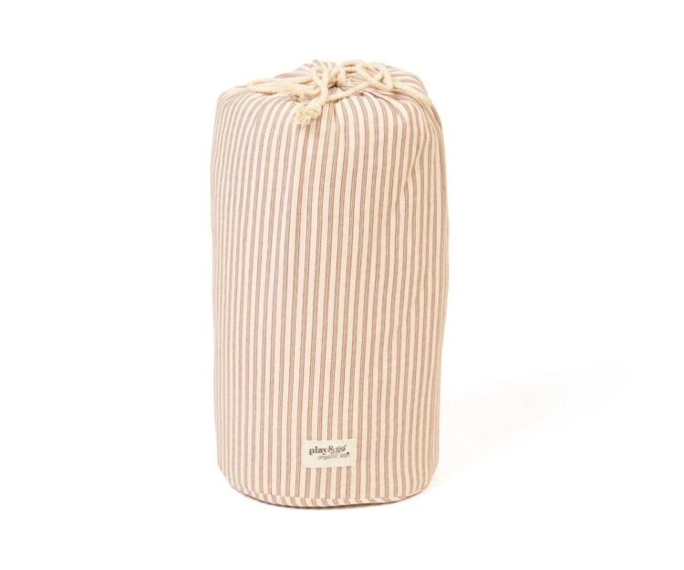 Saco Organic SOFT Reversible Play & Go Stripes Brown - Imagen 4